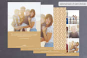 "Organic Joy" - Retired Holiday Cards in Toffee by Bonjour Paper - Back of Card