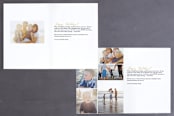 "Organic Joy" - Retired Holiday Cards in Toffee by Bonjour Paper - Interior Options