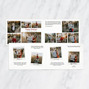 "Joyful" - Retired Holiday Cards in Cranberry by Kate Sorensen - Interior Options