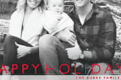"Modern Gallery" - Retired Holiday Cards in Cherry by Sydney Newsom - Close-Up
