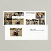 "Vibrant Frame" - Retired Holiday Cards in Marine by Lauren Chism - Interior Options