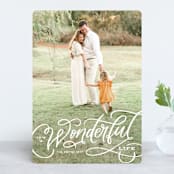 "Wonderful Entwined" - Retired Holiday Cards in Snow by Kristen Smith - Front