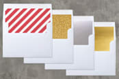 "Merry Christmas, y'all" - Retired Holiday Cards in salmon by Ann Gardner - Envelope Liners