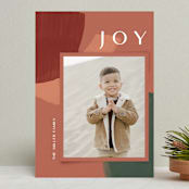 "organic collage" - Retired Holiday Cards in Wine by silverscreen studio - Front