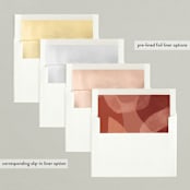 "organic collage" - Retired Holiday Cards in Wine by silverscreen studio - Envelope Liners