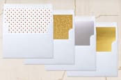 "Purity and simplicity" - Retired Holiday Cards in red by Ariel Troche - Envelope Liners