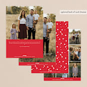 "Let Your Heart Be Light" - Retired Holiday Cards in Cardinal by Leah Ragain - Back of Card