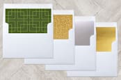 "Gallery Classic" - Retired Holiday Cards in Snow by Sydney Newsom - Envelope Liners