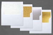 "Watercolor Tidings" - Retired Holiday Cards in Aqua by Lisa Cersovsky - Envelope Liners