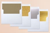 "Flourished Holidays" - Retired Holiday Cards in Snow by Laura Bolter - Envelope Liners