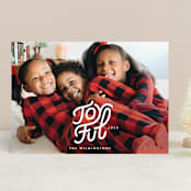 "Hip Joy" - Retired Holiday Cards in Snow by Lori Wemple - Front