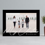 "Wander" - Retired Holiday Cards in Midnight by Nicole Walsh - Front