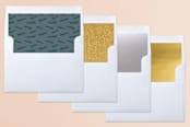 "Framed Peace" - Retired Holiday Cards in Midnight by Brianne Larsen - Envelope Liners
