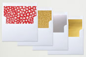 "Oh What Water Color" - Retired Holiday Cards in Cardinal by Ashley Ottinger - Envelope Liners