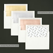 "Classic Wishes" - Retired Holiday Cards in Frost by Kristie Kern - Envelope Liners