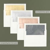 "The Merry Six" - Retired Holiday Cards in Slate by Hooray Creative - Envelope Liners