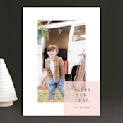 "spacious" - Retired Holiday Cards in Blush by Carrie ONeal - Front
