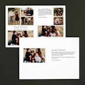 "The Holidays" - Retired Holiday Cards in Stone by Elly - Interior Options