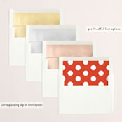 "Lifetime Membership" - Retired Holiday Cards in Persimmon by Alaina Cherup - Envelope Liners