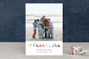 "confetti song" - Retired Holiday Cards in Candy Cane by Robin Ott - Front