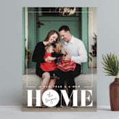 "No Place Like Home" - Retired Holiday Cards in Linen by Erin Deegan - Front