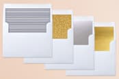 "Sweeping Blooms" - Retired Holiday Cards in Mulberry by Grace Kreinbrink - Envelope Liners