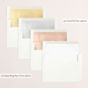 "Modern Bauble" - Retired Holiday Cards in Wreath by Bethan - Envelope Liners