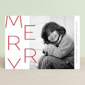 "Merry Steps" - Retired Holiday Cards in Berry Merry by Kaydi Bishop - Front