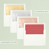 "Merry Steps" - Retired Holiday Cards in Berry Merry by Kaydi Bishop - Envelope Liners