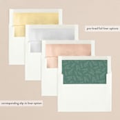 "Evergreen Variety" - Retired Holiday Cards in Teal by Alethea and Ruth - Envelope Liners