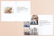 "blanc noel" - Retired Holiday Cards in Cocoa by Bonjour Paper - Interior Options