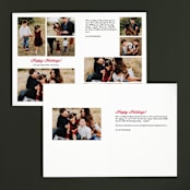 "Simple Snow" - Retired Holiday Cards in Cardinal by Lehan Veenker - Interior Options