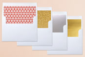 "Modern Palette" - Retired Holiday Cards in Robin's Egg by Olivia Raufman - Envelope Liners