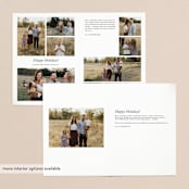 "Mod Plaid" - Retired Holiday Cards in Forest by Summer Winkelman - Interior Options