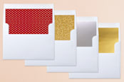 "Be Merry Days" - Retired Holiday Cards in Crimson by Kimberly FitzSimons - Envelope Liners