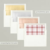 "gallery" - Retired Holiday Cards in Cherry by Jessica Maslyn - Envelope Liners