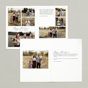 "Classic Collection" - Retired Holiday Cards in Snow by Ally Madison - Interior Options