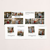 "Picture Book" - Retired Holiday Cards in Navy by Laura Condouris - Interior Options