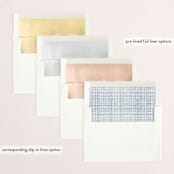 "Picture Book" - Retired Holiday Cards in Navy by Laura Condouris - Envelope Liners