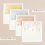 "Vast" - Retired Holiday Cards in Cocoa by Julie Murray - Envelope Liners