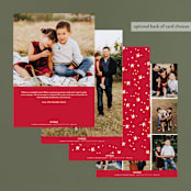 "May They Be Merry" - Retired Holiday Cards in Rudolph by Abby Munn - Back of Card
