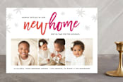 "in the nick of time" - Retired Holiday Cards in Bright Berry by Tanya Lee of Frooted Design - Front
