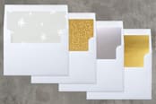 "in the nick of time" - Retired Holiday Cards in Bright Berry by Tanya Lee of Frooted Design - Envelope Liners
