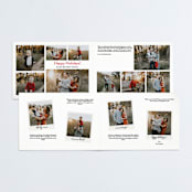"Holiday Spirit" - Retired Holiday Cards in Cherry by Nam Bourassa - Interior Options