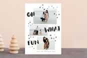 "Holiday Fun" - Retired Holiday Cards in Midnight by Lisa Cersovsky - Front