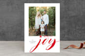 "Jumbo Joy" - Retired Holiday Cards in Ruby by Lauren Chism - Front