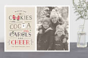 "C Yourself in Christmas" - Retired Holiday Cards in Biscuit by Meagan Christensen - Front