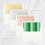 "Burst with Joy" - Retired Holiday Cards in Evergreen by Anna Elder - Envelope Liners
