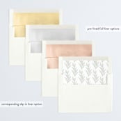 "Solstice" - Retired Holiday Cards in Fern by Petra Kern - Envelope Liners