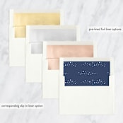 "So Classic" - Retired Holiday Cards in Navy by Carolyn MacLaren - Envelope Liners